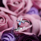 Inel Argint 925 Stea colorata